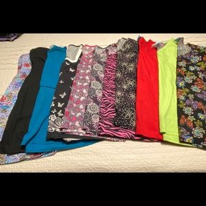 11 used scrub tops